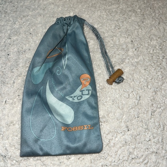 Fossil Vintage Drawstring Bag NWOT - Picture 5 of 6